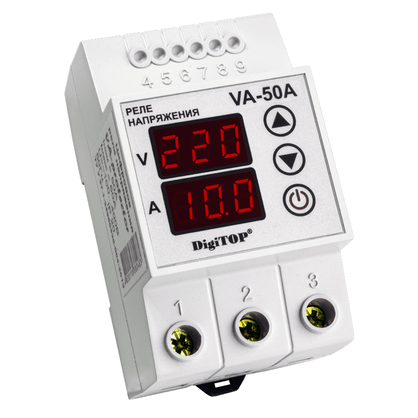 Реле напряжения VA-50A  DigiTOP