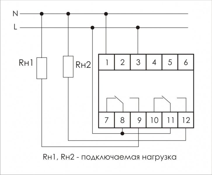 Реле времени PCR-515 2х8А 230В 2перекл. IP20 задержка включ. монтаж на DIN-рейке F&F EA02.001.006