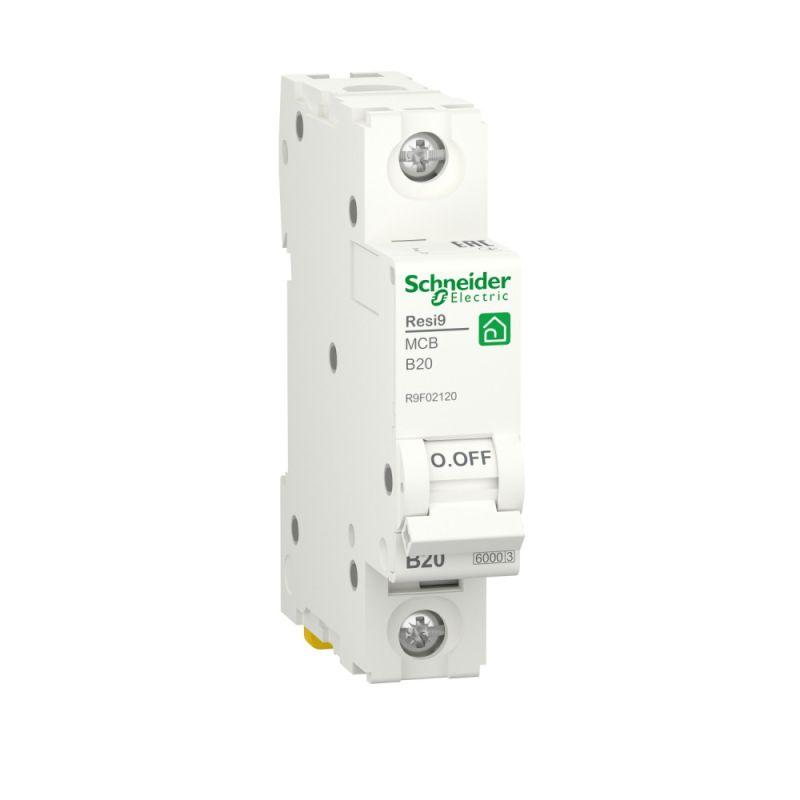 Автоматический выключатель Schneider Electric 1п B 20А Resi9 6000А  R9F02120